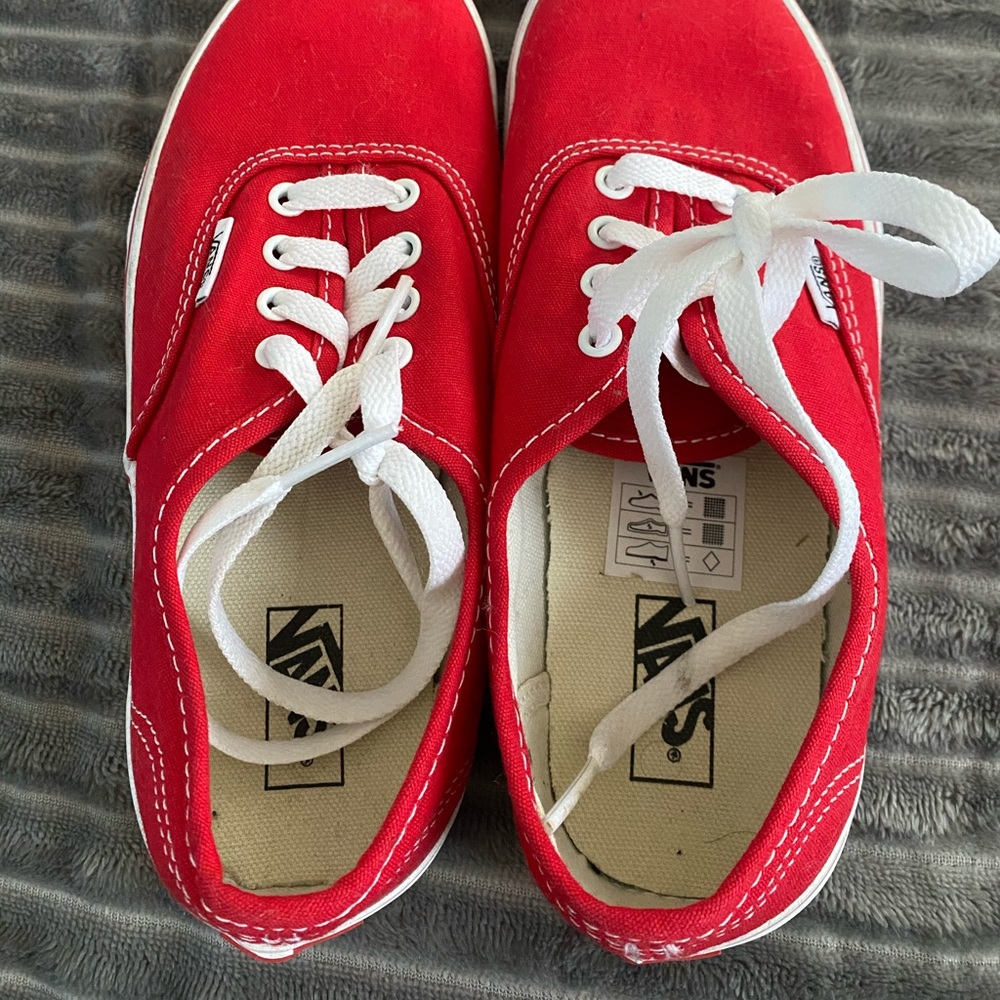Red Vans - Picture 2 of 4